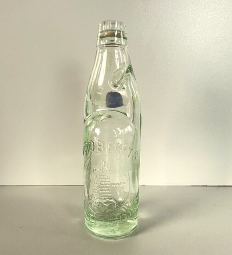 Vintage glass bottle codd - vintage,