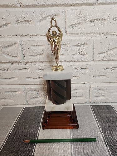 Vtg fine marble base - fine,