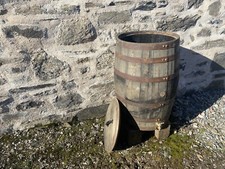 WHISKY 40 GALLON OAK BARREL - WATER BUTT-GARDEN RAIN  - Wooden Whiskey Cask