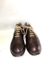 Camper Pelotas Ladies Oxford Brown Leather Lace Up Comfort Shoes Uk 6 Gum Soles