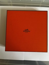 Hermes Empty Gift Box 19.5 x 19.5 x 4.5cm - Orange