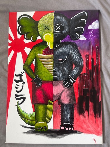 Kaws inspired painting - , on
