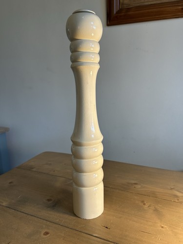 Vintage tall wooden - vintage, cream