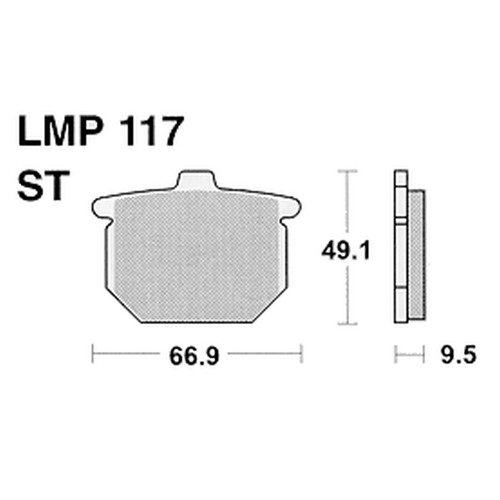 Brake pads athena for honda - brake,