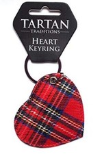 Tartan Heart Keyring