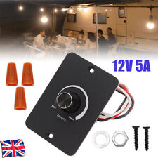 DC 12V PWM Mini Dimmer Switch LED Dimmer Switch for Campervan Motorhome Car New