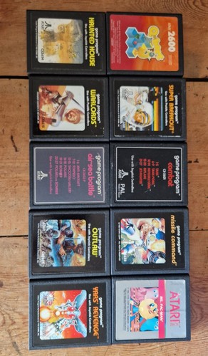 Atari 2600 games - atari, bundle
