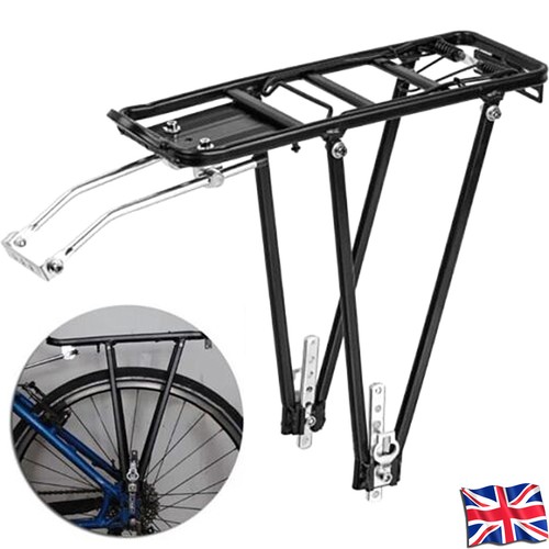 Alloy rear bicycle pannier - rear,