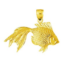 14K Gold 42MM Veiltail