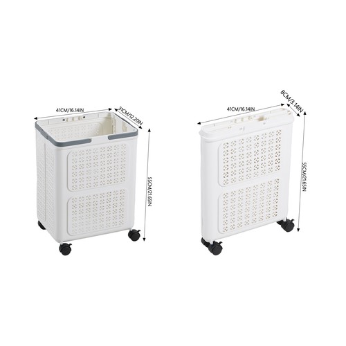 Large plastic laundry basket - large,