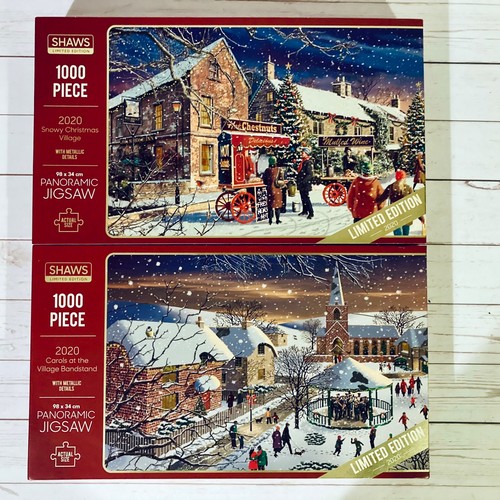 Christmas jigsaw puzzles - jigsaw, x2
