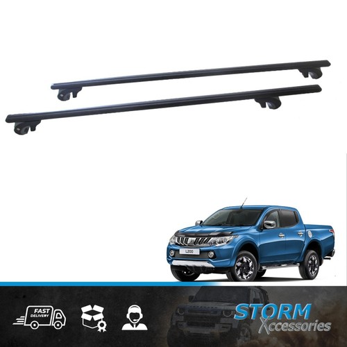 Black cross bars rails roof - rails,