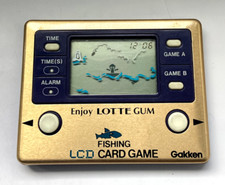 Vintage 1982 EXTREMELY RARE GAKKEN - FISHING - LCD GAME (Very Good Condition)