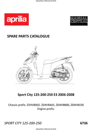 Aprilia sport city 125 200 - sport, 250