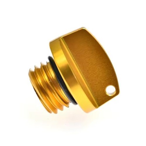 Engine oil filler - gold, for