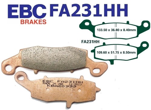 Brake pads fa231hh fits - brake,