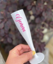 Personalised white champagne - personalised,