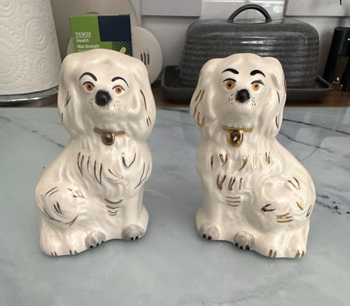 Pair ceramic staffordshire - pair,