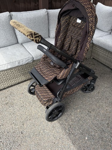 Fendi monogram brown - monogram, brown/black