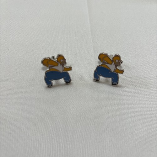 Homer simpson cufflinks pair - homer,