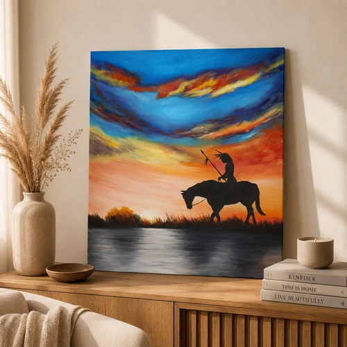 Native american horse - native,