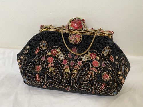 Vintage 1940s french beaded - 1940s,