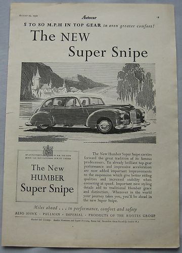 1950 humber super - 1950,