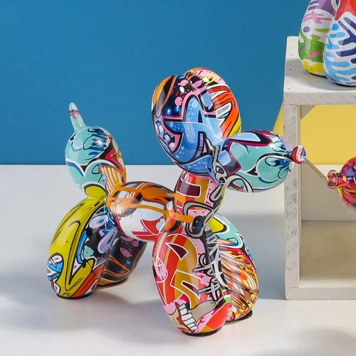 Resin balloon dog sculpture - resin,