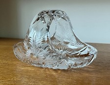 Vintage Lead Crystal Basket
