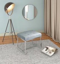 Dressing Table Stool, Grey