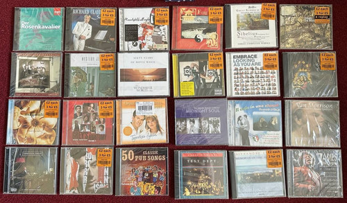 Huge job lot sealed - 24, music