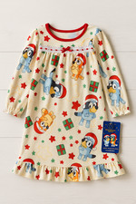 Bluey Christmas Nightgown Kids