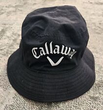 CALLAWAY Bucket Hat With Reflective Logo : Black : S/M 