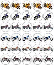 Motorbikes Cupcake Toppers