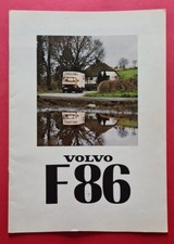 Volvo F86 Range, Original Sales Brochure 1977, UK Issue