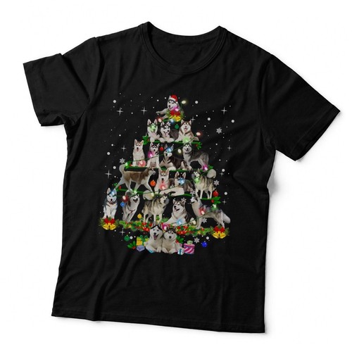 Funny siberian husky christmas - husky,