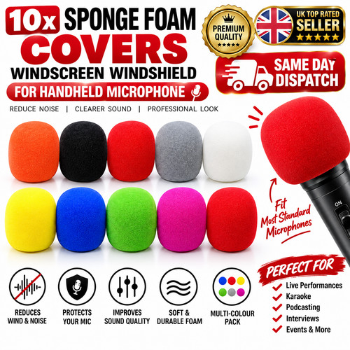 10x sponge foam covers - 10x,