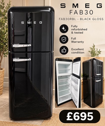 Lovely gloss black smeg fab30 - lovely,