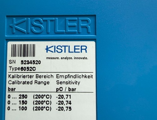 Kistler 6052c pressure - 6052c,