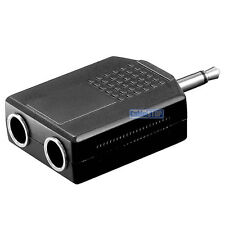 3.5mm Mono Jack Plug 2x 6.35mm