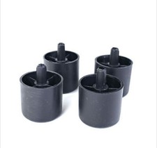 4 x 40mm Black plastic glides