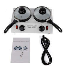 Chocolate Melting Machine Tempering Cylinder W/ Double Ceramic Non-Stick Pot UK