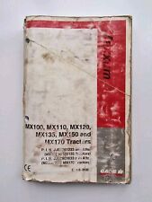 CASE/IH MX SERIES MAXXUM TRACTOR OPERATORS MANUAL 6-20302