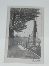 THE TOW PATH, MORTLAKE, SIGNED