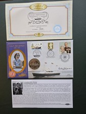 HMY Britannia Signed by Commodore AJC Morrow Benham Original FDC with COA