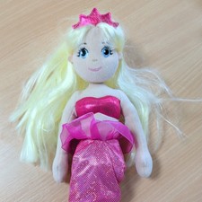 Aurora Pink Mermaid Rag Doll