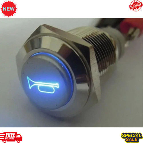 Horn push button - button, red