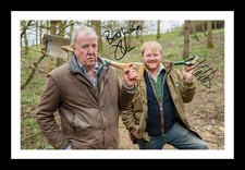 JEREMY CLARKSON & CALEB COOPER - CLARKSON'S FARM AUTOGRAPHED SIGNED FRAMED PHOTO