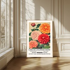 FlowerArt Print Floral Wall