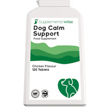 Dog Calm Support 120 Dog Calming Tablets For Anxiety, Stress & Mood Support